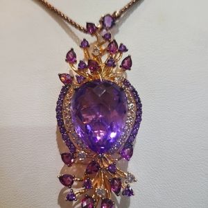 LeVian Crazy Collection multi stone pendant and ring  (original authentic)